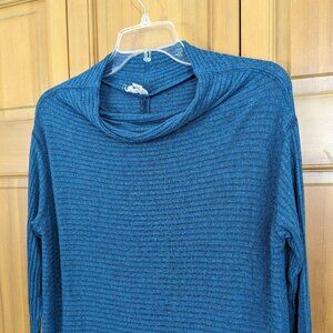 Dark bluish green cowl neck sweater - P+S+ Urban Outfitters